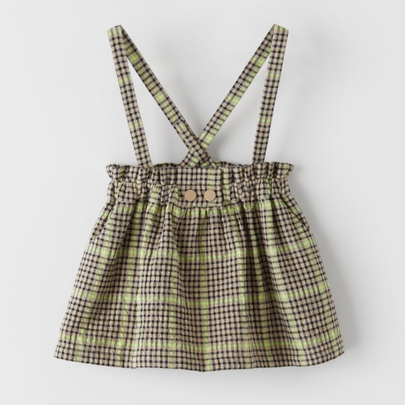 NWT Zara Baby Plaid Skirt 3-4y - Picture 1 of 4